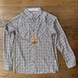 Levi’s plaid  button up shirt
